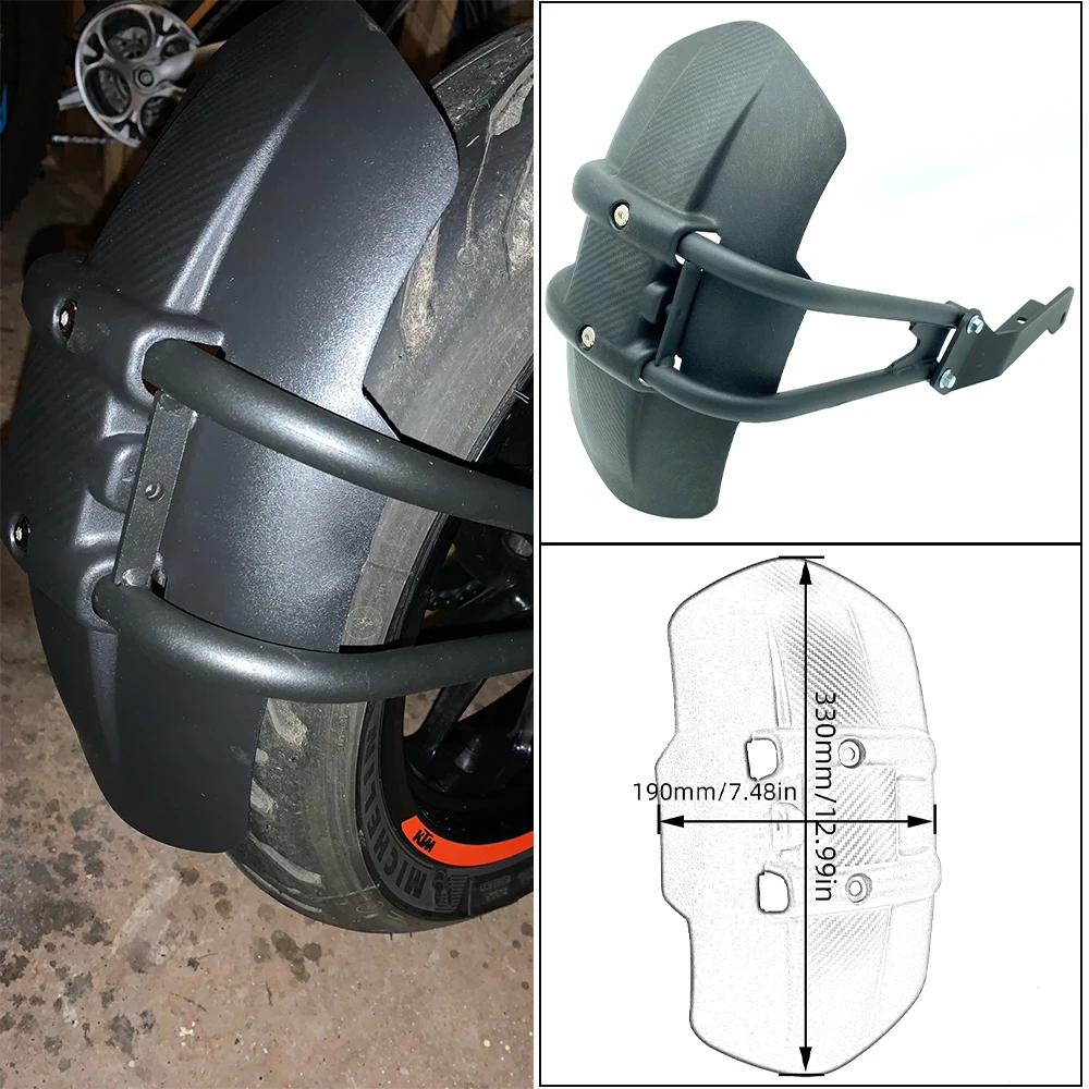 Realzion-オートバイ用リアマッドガード,ktm duke 125 200 390