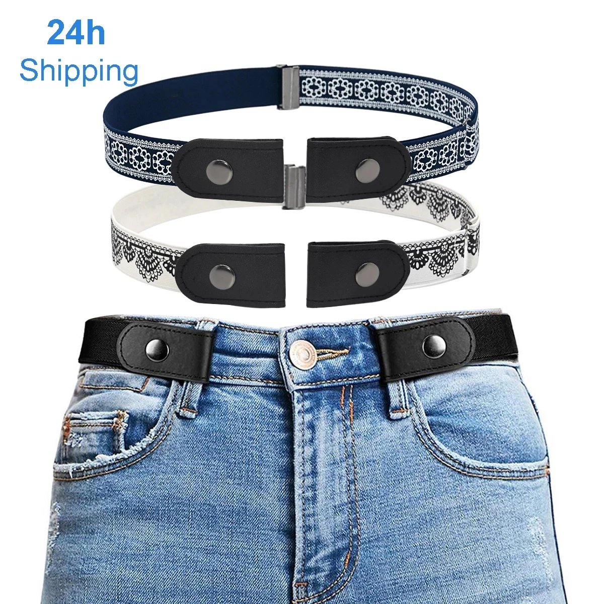 Buckle Free Elastic Belt - Image 2