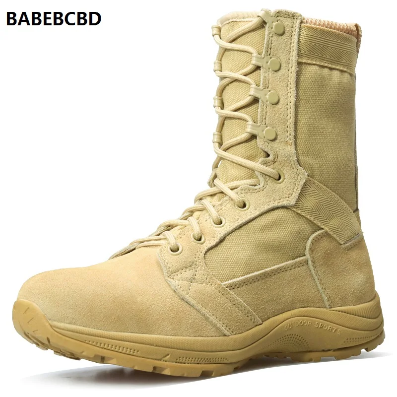 

tactical boots for male special forces summer air permeable desert boots super light combat shock-absorbing land combat boots