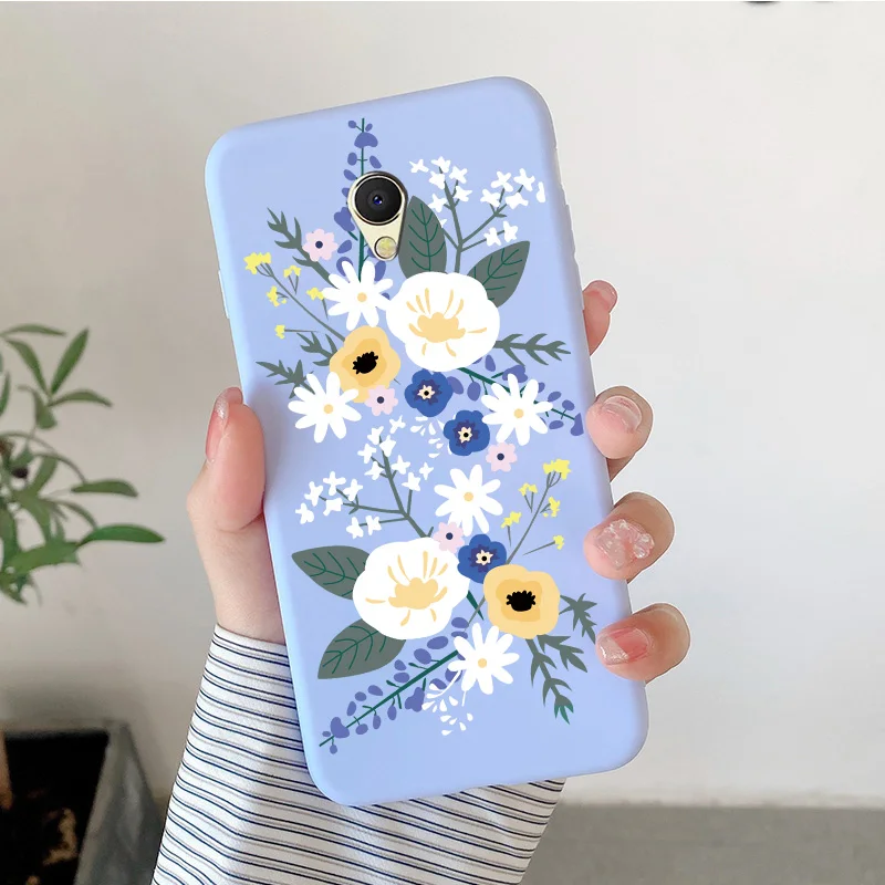 cases for meizu back For Meizu Mx6 Case Cartoon Pattern Silicone Candy Colors Painted Flower Butterfly Fundas Shell Shockproof Phone Soft Cover Cases For Meizu Cases For Meizu