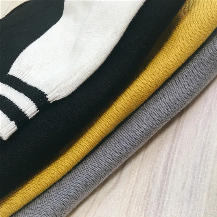 Spring Autumn New Baby Boys Girls Knitted Pullover Spell Color Stripe Sweaters Children Tops Girls Boys Cotton Sweaters