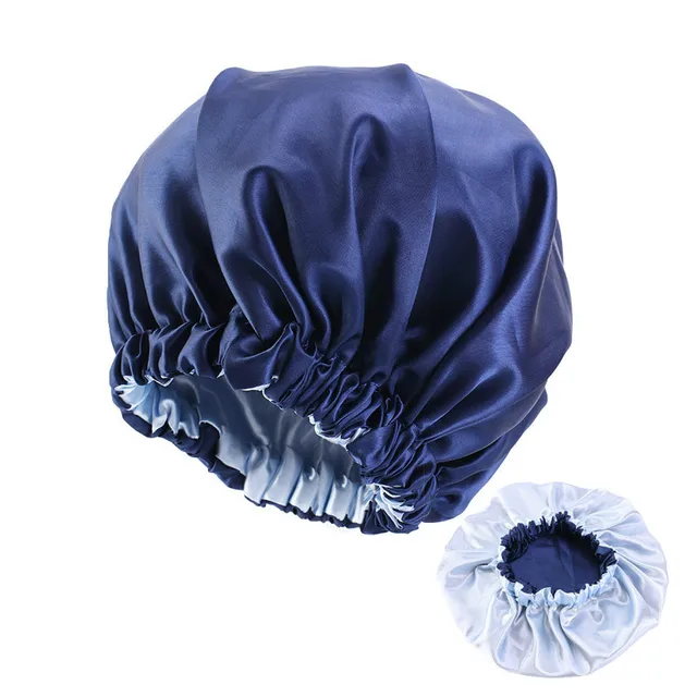 New Extra Large Satin Lined Bonnet Women Big Size Beauty Print Satin Silk Bonnet Sleep Night Cap Head Cover Bonnet Hat Wholesale style454-7