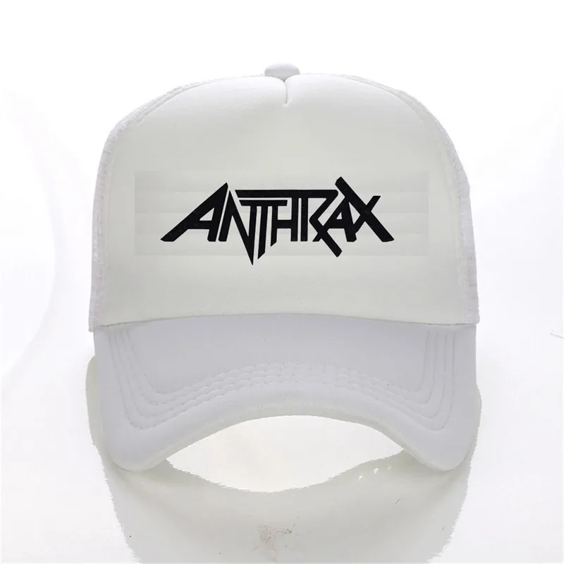 Anthrax band печать бейсбольная кепка для мужчин wo мужская летняя трендовая Кепка новая молодежная Джокер Солнцезащитная шляпа пляжный козырек для отдыха шляпа