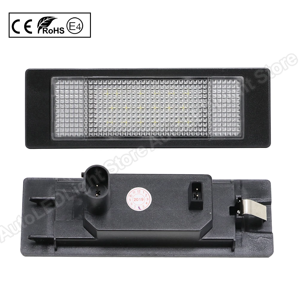 Светодиодные лампы для номерного знака BMW E81 E87 F20 E63 E64 F12 F13 F06 Z4/E85 E86 E89 K48 MINI R55 R60 R61 Fiat