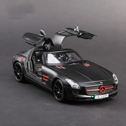 Lamborghini 1 18 Mercedes-Benz модель автомобиля металлический спортивный автомобиль сплав модель автомобиля моделирование для взрослых автомобиль - Цвет: Черный