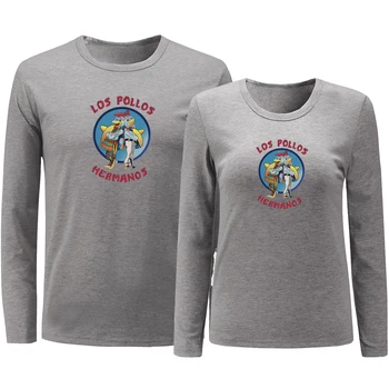 

Funny LOS POLLOS HERMANOS Breaking Bad the chicken brothers Couples T-shirt Mens Womens Graphic Tee Shirts Valentines Day Gift