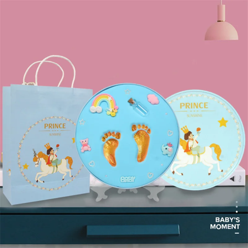 Kit D Empreinte Main Et Pied De Bebe Moulage D Empreinte Souvenir De Nouveau Ne Sechage A L Air Moule En Argile Douce Cadeau De Cent Jours Aliexpress