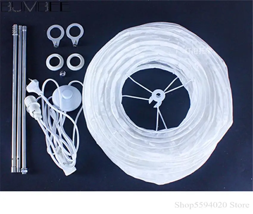 Напольный светильник из ткани в скандинавском стиле светодиодсветодиодный