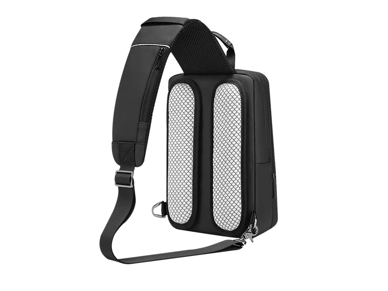 EURCOOL Men Crossbody Shoulder Bag USB Charging N2003