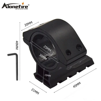 

Alonefire M-10 Scope Barrel Mount 1"/ 25mm 30mm Ring Adapter 21mm Weaver Picatinny Rail gun hunting accessories