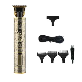 

Vintage Rechargeable Hair Clipper Professional Baldheaded Electric Men Barber Hair Cutting Machine Electric Razor