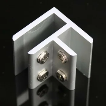

Aluminum Alloy Glass Clamp Clip Rust Resistant For Thickness 10mm-12mm