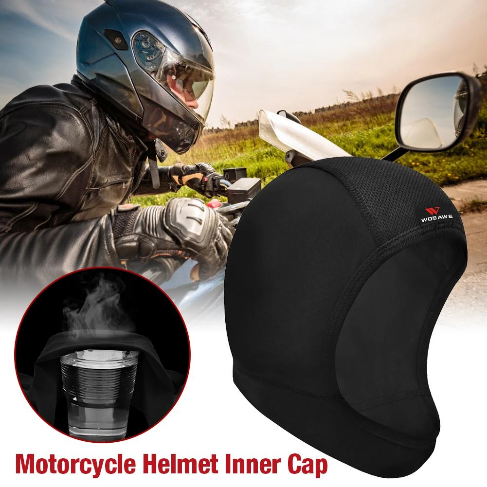 Motorcycle Bike Helmet Liner Skull Cap Breathable Cycling Skiing Quick Dry HOT