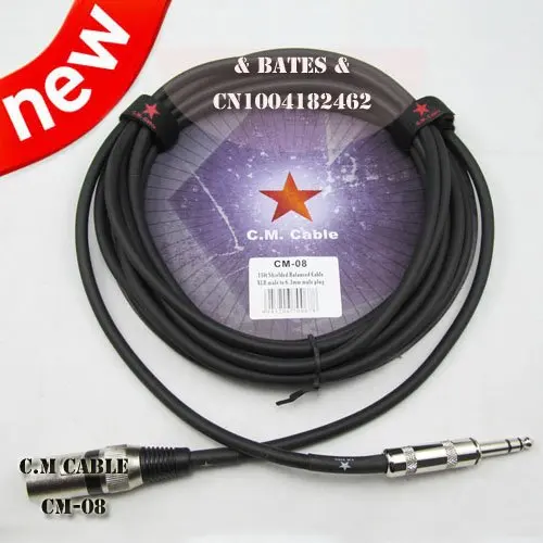 JOYO аудио гитарный кабель 15ft (4 5 m) экранированный сбалансированный XLR для мужчин 6 3