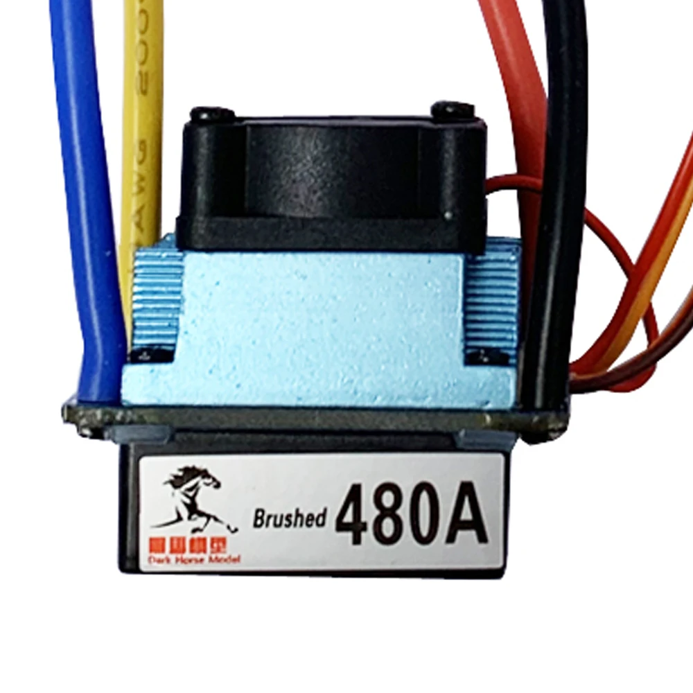 

480A ESC RC лодка с воздушным охлаждением 380/540/775, контроллер скорости матового двигателя, двухрежимный регулятор, ленточный тормоз 1:10, автомобильная приманка, лодка, корабль