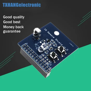 

38KHz IR Infrared Control Expansion Board Transceiver Receiver Transmitter Shield DIY Double IR Emitter For diy electronics