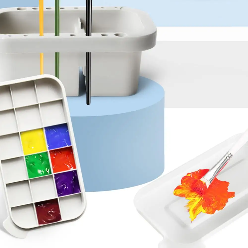 Multifunction Brush Washing Bucket Wash Pen Barrel Paint Brush Washer Art Supplies Brush Washing