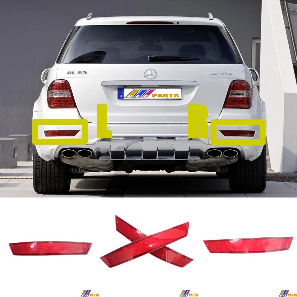 Задний отражатель для 06-11 Mercedes-Benz ML W164 X164 280 320 350 420 450 500 550 1648200574 1648200674 AMG