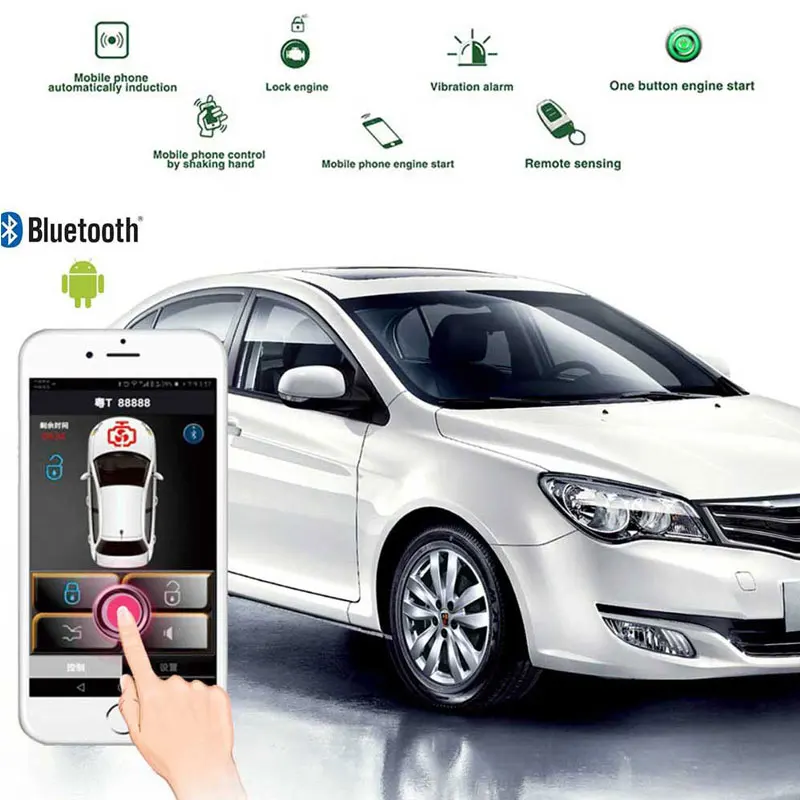 

keyless entry car alarm car remote start ignition kit central locking module alarm with auto start start stop button starline