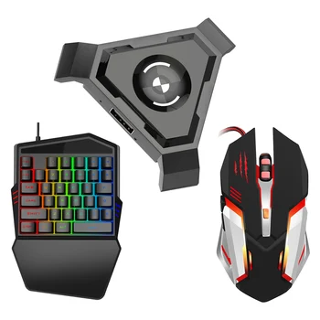 

Gaming Keyboard Mouse Converter Set Mobile Gamepad Controller for Android IOS Phone GY88