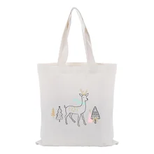 Иллюстрация хозяйственная сумка на заказ Печать текстовый логотип канва для DIY сумка экологический многоразовый переработанный мешок ежедневного использования