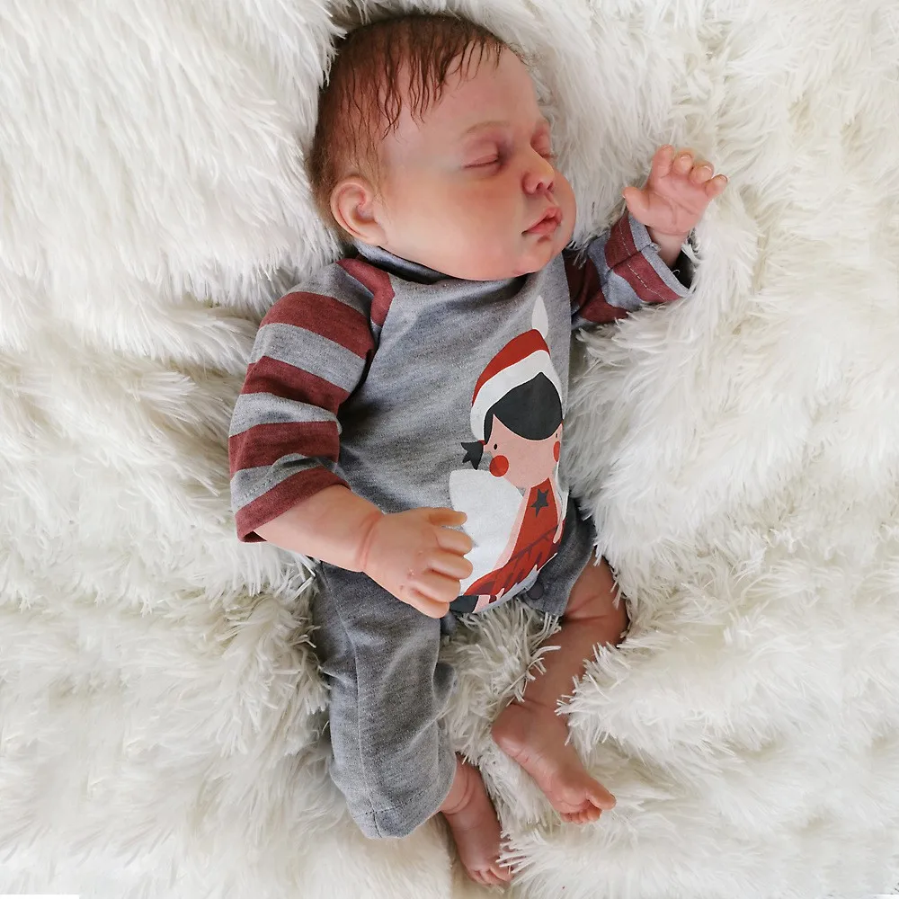 22 дюймов Bebes кукла-Реборн, мягкая силиконовая кукла-реборн для малышей, кукла-Реборн, тканевая кукла для тела, Реалистичная кукла для детей, подарки для детей