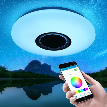 

Modern LED Ceiling Lights Home Lighting 36W 60W Rgb Color APP Bluetooth Music Light Bedroom Lamps Smart Ceiling Lamp