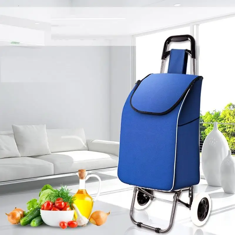 Koszyk Rolling Carro Compra Тележка для покупок Avec Roulettes Mesa Cocina кухонный стол Carrello Cucina тележка - Цвет: Version Q