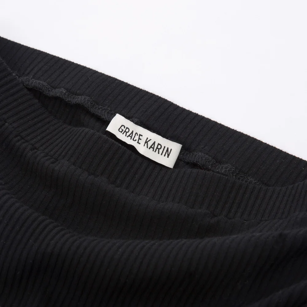 GK Женская эластичная юбка карандаш облегающая талия бедра с запахом