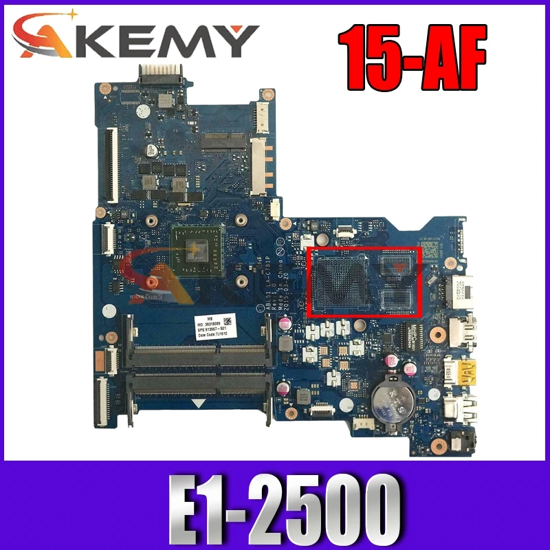 AKemy материнская плата для ноутбука HP павильон 15-AF 255 G4 EM2500 ABL51 LA-C781P 814610-001 814610-601