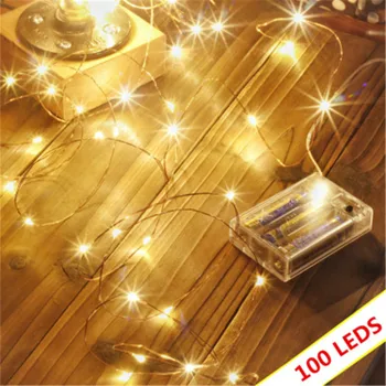 

1/2/5/10M Copper Wire LED String Lights Holiday lighting Fairy Lights Christmas Garland For New Year Wedding Party Decoration
