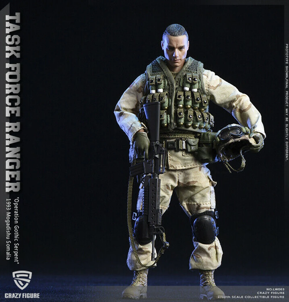 1/12 сумасшедшая фигурка LW003 US Miliary Special Force(ASOC) Мужская фигурка солдата игрушка