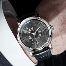 LOBINNI новые мужские часы Топ люксовый бренд Япония Импорт NH35A SII O авто механические MOVT Мужские часы сапфир reloj hombre L1018
