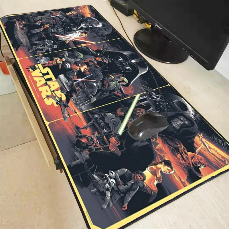 

Mairuige Star Wars Mouse Pad Gamer 900x400mm Notbook Mouse Mat Large Gaming Lock Mousepad Cartoon Pad Mouse PC Desk Padmouse