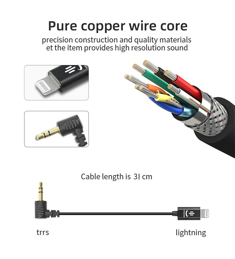 Male Trs Adapter Audio Cable Adapter 