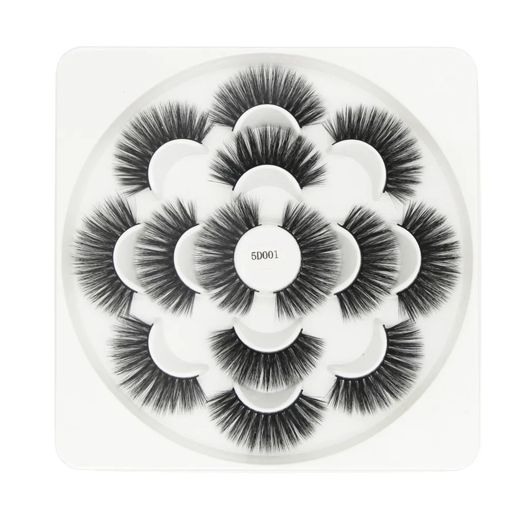 7 пар ресниц макияж maquiagem lashes maquillaje make up maquillage faux cils накладные ресницы для волос Z4