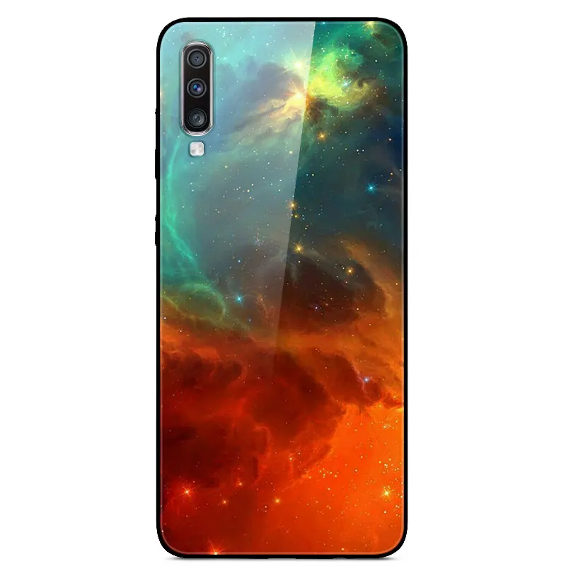 Чехол из закаленного стекла для samsung S9, Жесткий Чехол для задней панели, чехол для samsung Galaxy S9 Plus, чехол, TPU бампер S10e S10 Plus Caso - Цвет: 30