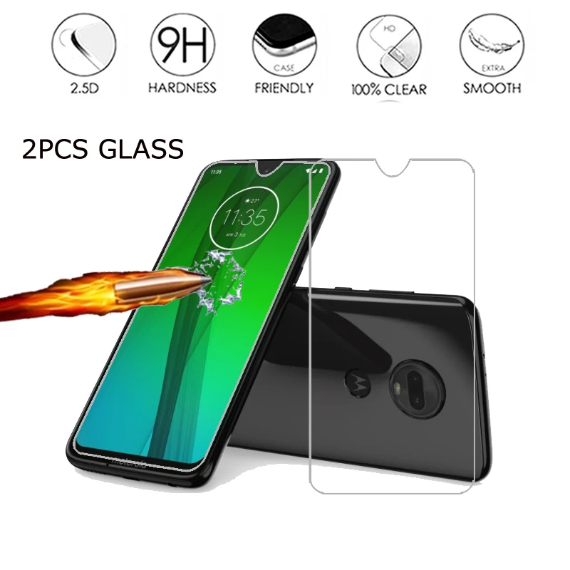 Закаленное стекло для Motorola Moto G7 G8 Play Plus защитный чехол Power/Supra Защитная пленка