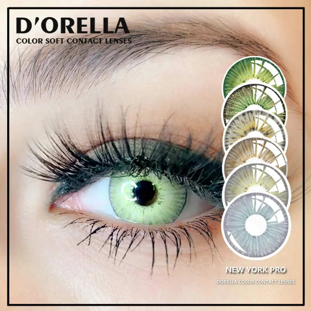 D'ORELLA 1 пара (2 шт.) фруктовой серией для продажи цветные контактные линзы глаз