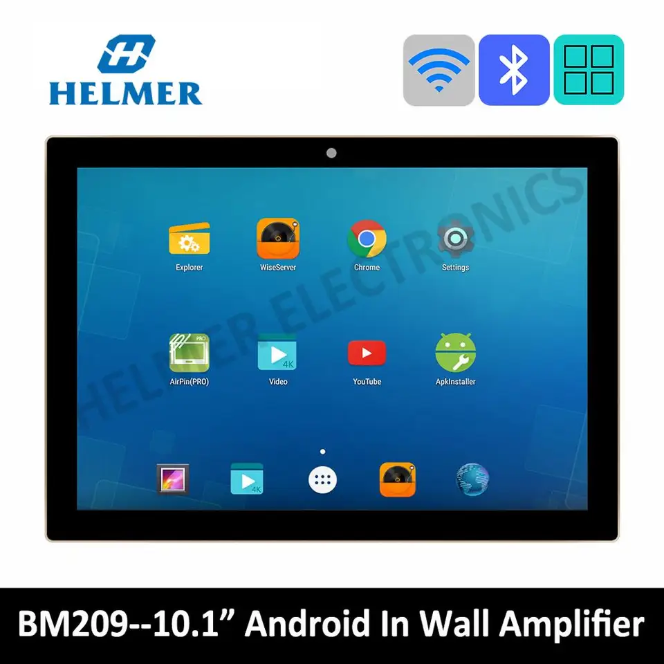 in wall touch screen stereo