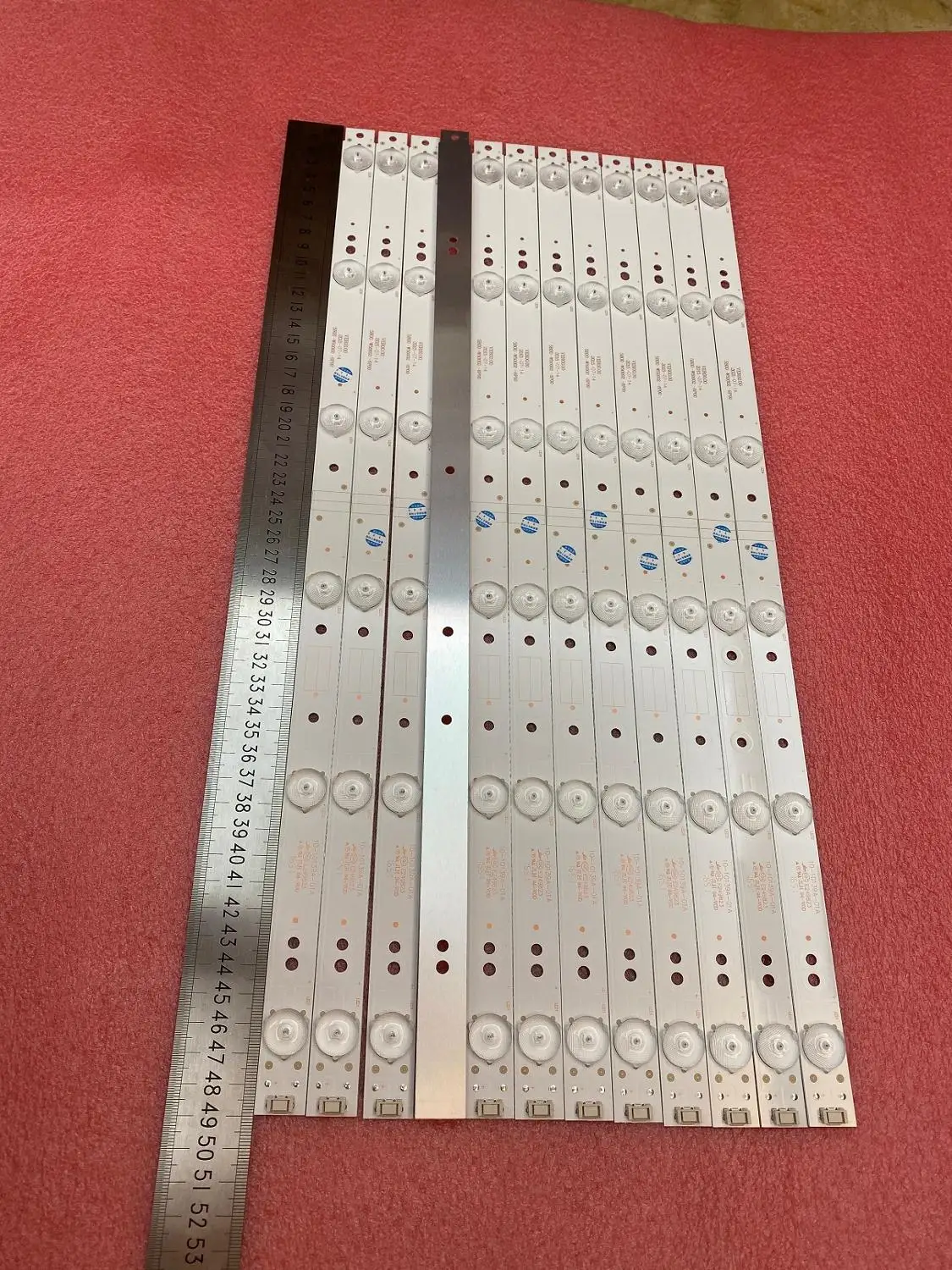 Новинка 120 шт./лот 6 светодиодов 49 см Светодиодная лента для подсветки 50UH5500 50UH5530 5835