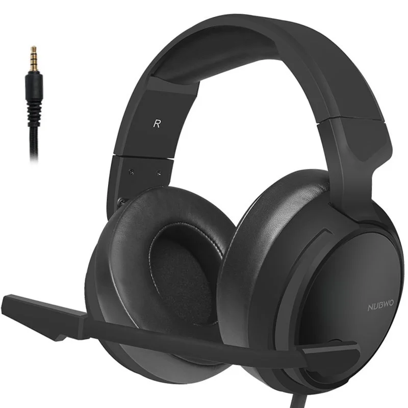 Casque бас гарнитура геймер 7,1 Наушники с микрофоном для nintendo switch PS4/телефон гарнитура игровая - Цвет: Black-No Retail Box