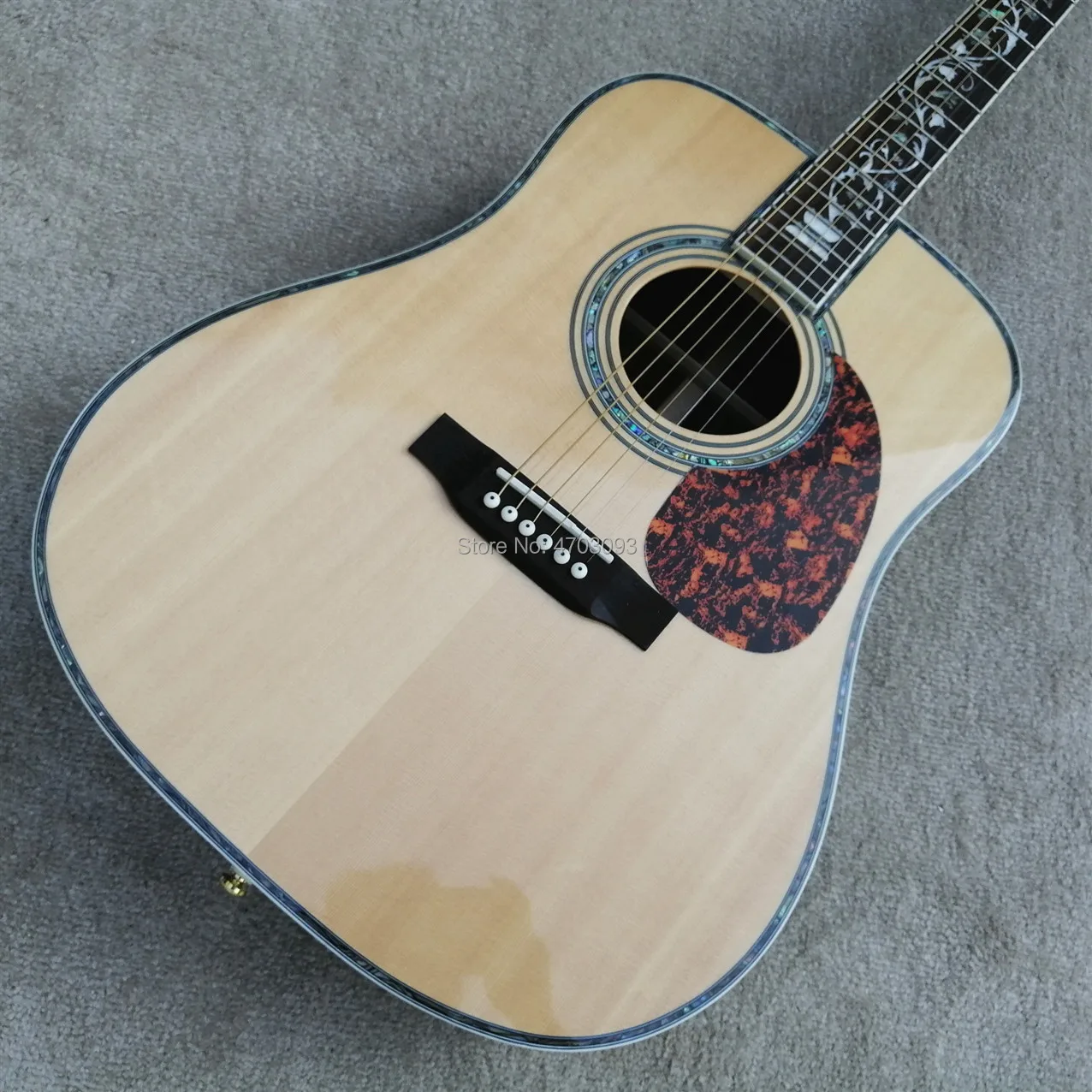 

IN STOCK 41 inch D Model acoustic guitar,real photos,Solid Spruce top,6 strings Electric guitar, rosewood fretboardFree shipping