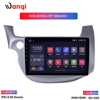 شراءWan Qi 2G RAM 32G ROM 10.1 بوصة تعمل باللمس الكامل أندرويد 8.1 نظام ملاحة لتحديد المواقع لهوندا صالح جاز 2008-2013 نظام ستيريو مع واي فاي