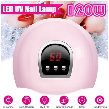 

54W Professional USB Nail Dryer UV LED Lamp Smart Sunlight All Gel Polish Non-harmful Fast Dry Nail Art Machine