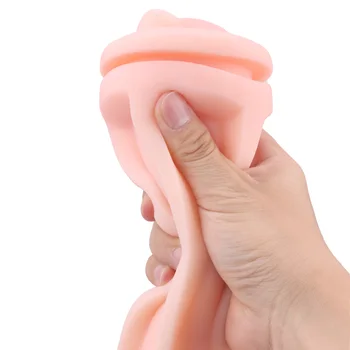 Erotic Artificial Vagina Fake Realistic Adult Products Anus Vagina Anal Mouth Sex Toys for Men Male Masturbation Cup 2