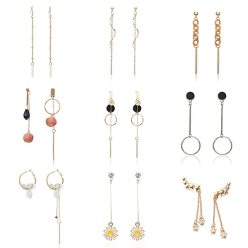 

Long Earrings Crystal Drop 2020 Newest Flower Shape Earrings Vintage Stud Earrings Free Shipping Auction