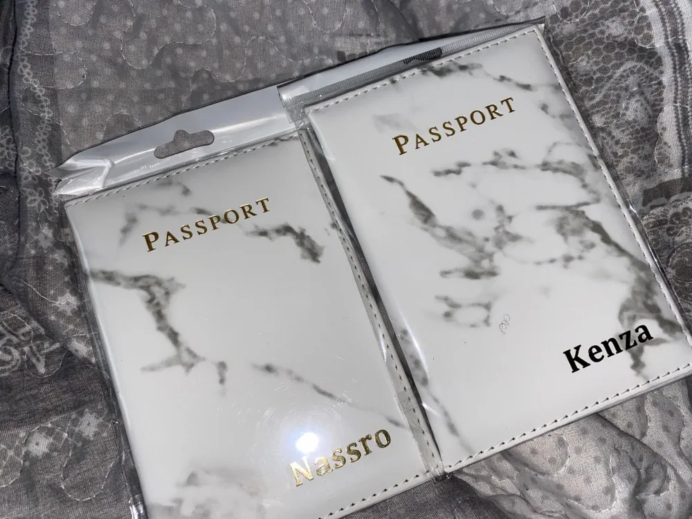 Customize Name Passport Cover Travel Wallet Covers for Passports (only english letters can be, one word,under 8 letters )