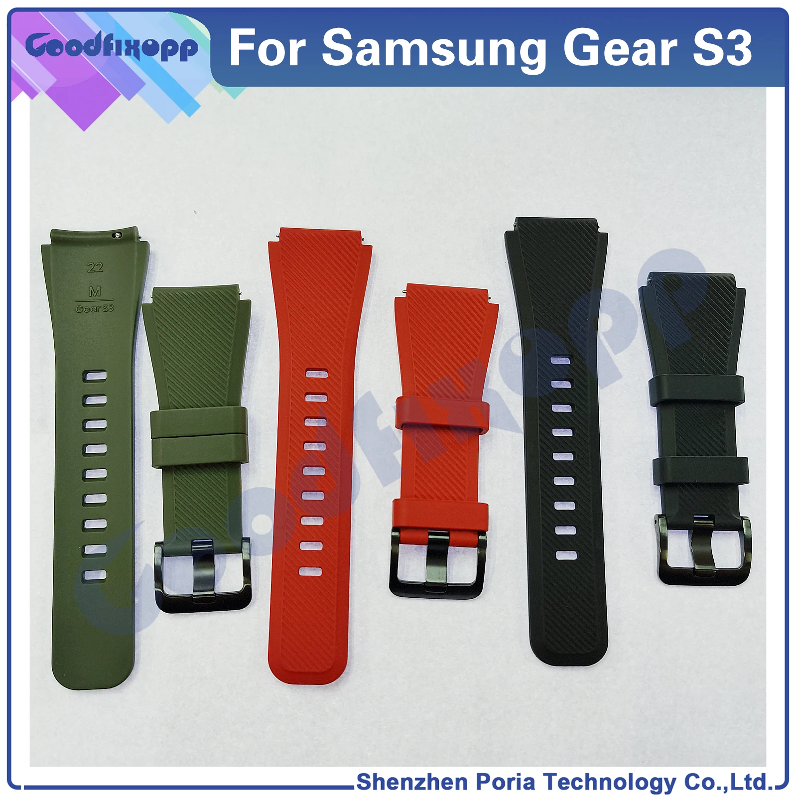 

Бесплатная доставка, силиконовый браслет Ремешки для часов для Samsung Gear S3 SM-R770 R770 R775 R760 R765 браслет на запястье браслет ремешок для часов