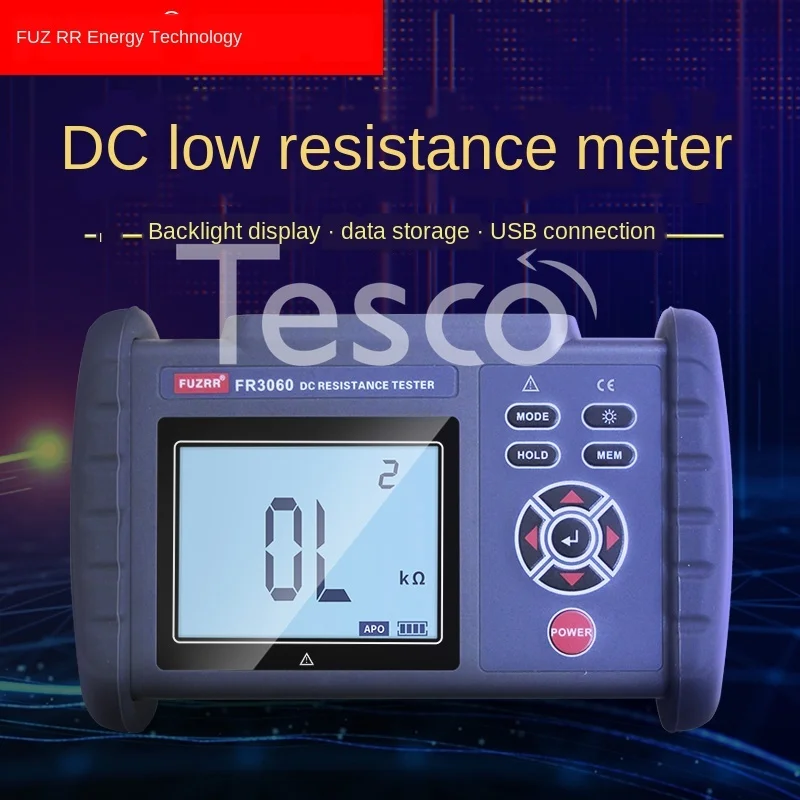 

FR3060A handheld DC low resistance tester micro-ohm meter milliohm meter